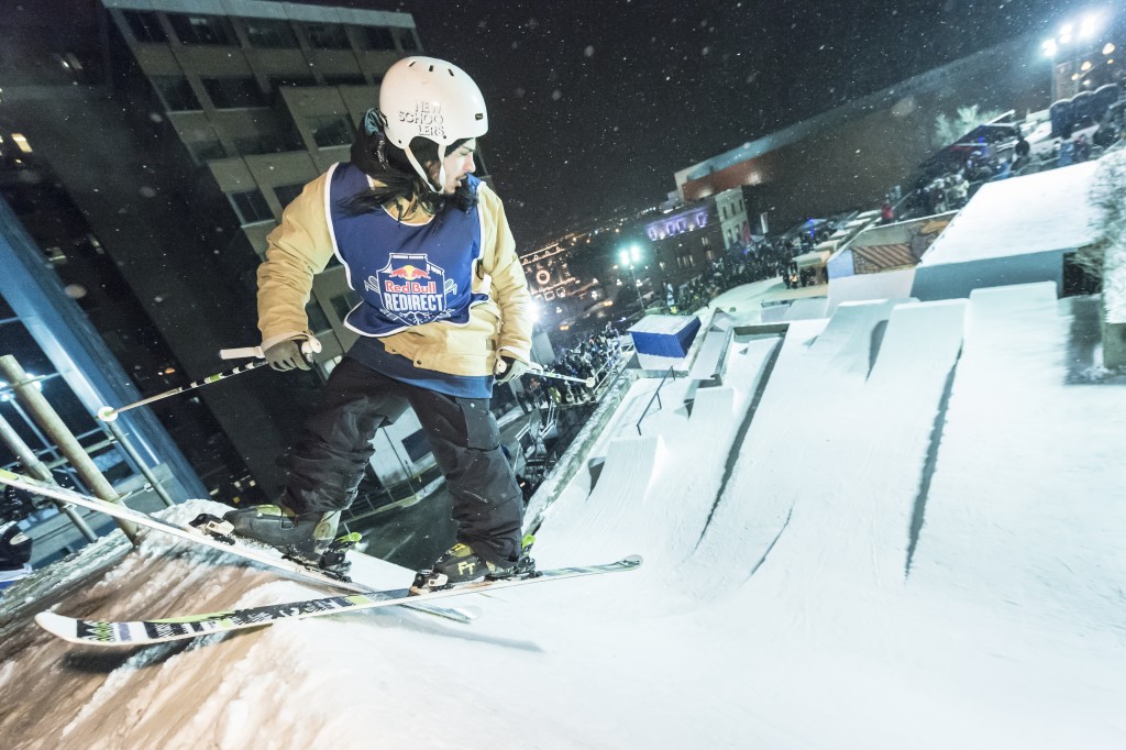 Dom Laporte performs at the Red Bull reDIRECT in Quebec City, Quebec, Canada on February 12th, 2016