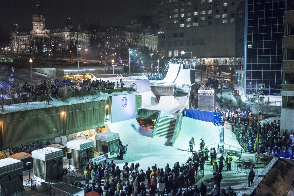 Venue of the Red Bull reDIRECT in Quebec City, Quebec, Canada on February 12th, 2016