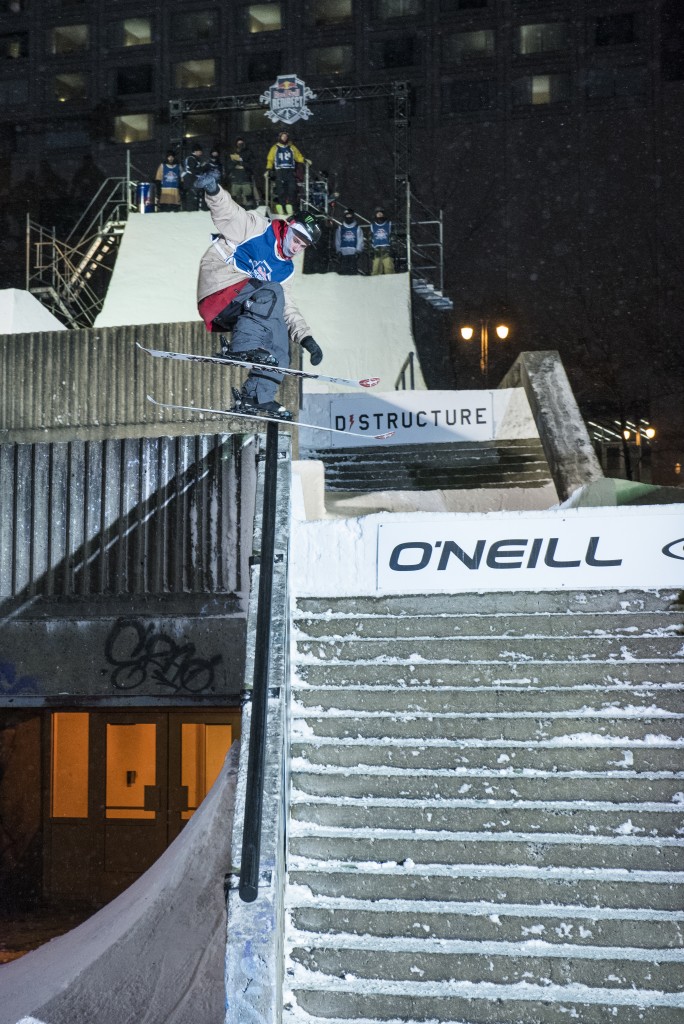 Chris Bolduc performing at the RedBull reDiRECT in Quebec , Canada on February 12, 2016