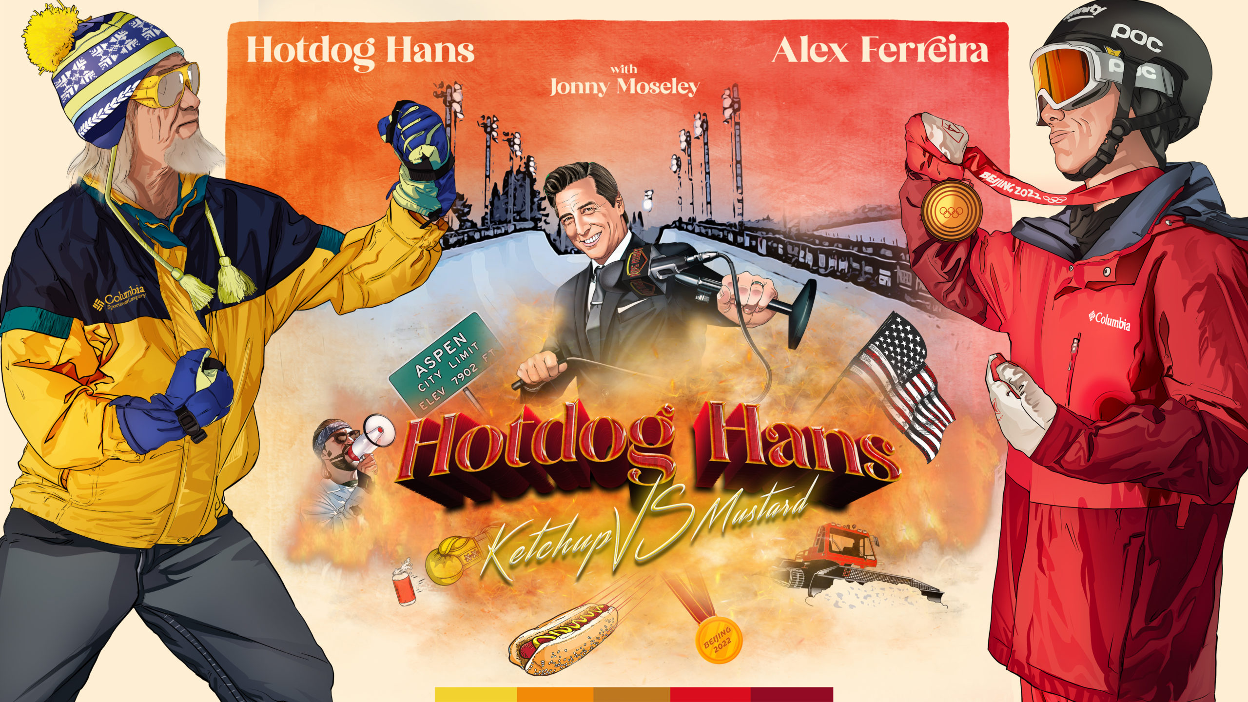 Hotdog Hans 3 "Ketchup vs. Mustard" SBC Skier