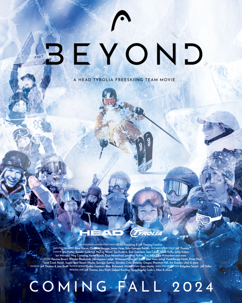 Beyond ski movie poster presented by HEAD and Tyrolia