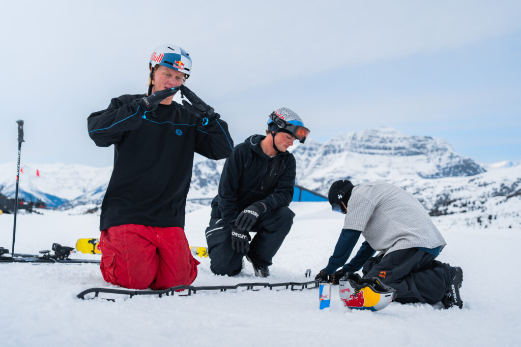 Skiing the Hardest rail ever, Red Bull