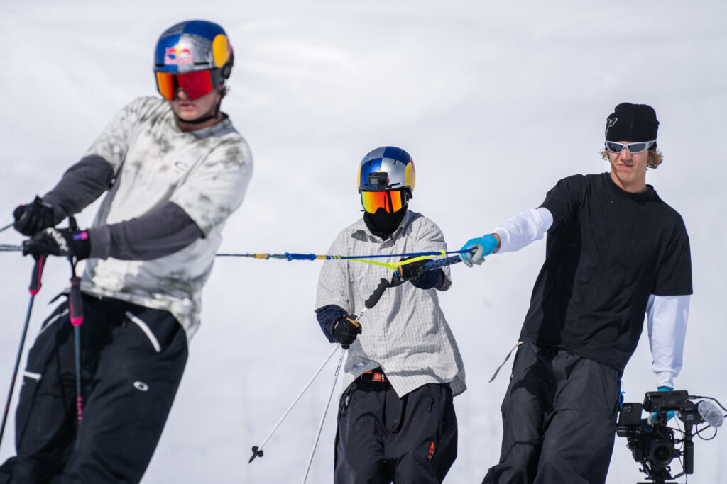 Skiing the Hardest rail ever, Red Bull